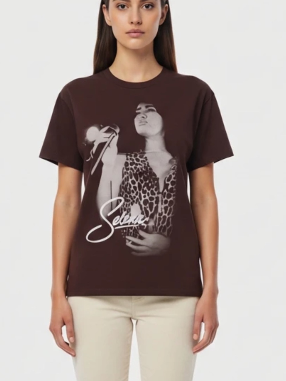 Selena mineral washed graphic tee XL